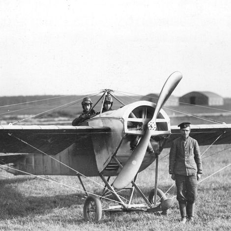 Самолет модели «Ньюпор-IV».