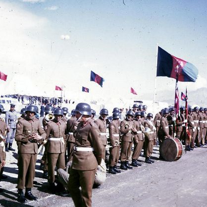 Афганская армия времен Заир-шаха.