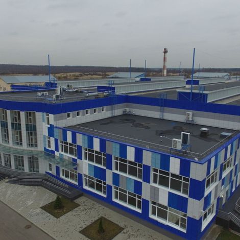 Новый производственно-испытательный комплекс НПО «Наука» в Першино.